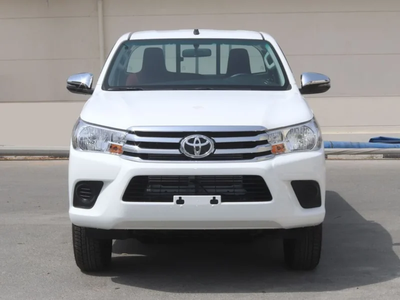 202 Toyota Hilux SC 2.4 Litres 4 Cylinders Diesel Engine White Maroon Pickup Truck GCC Specs