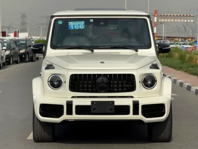 2021 Mercedes-Benz G-Class G 63 AMG 8 Cylinders Petrol Engine White SUV Neat and Clean Car