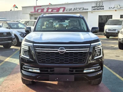 2025 Nissan Patrol LE PLATINUM CITY 3.5 Litres V6 Petrol Engine Black Beige SUV GCC Specs