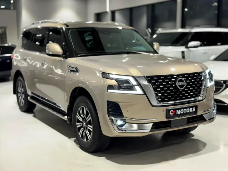 2023 Nissan Patrol SE Titanium 4.0 Liters 6 Cylinders Petrol Engine Gold Brown SUV GCC Specs