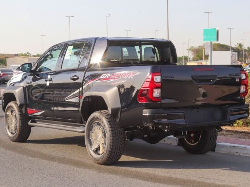 2026 Toyota Hilux DC GR-Sport 4.0 Litres 4 Cylinders Petrol Engine Black Pickup Truck GCC