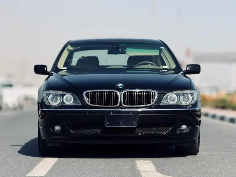 2007 BMW 7-Series 740i 4.0-liter V8 Petrol Engine Black Beige Sedan CLEAN TITLE