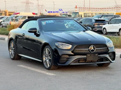 2021 Mercedes-Benz E-Class E450 Cabriolet 6 Cylinders Petrol Engine Black Convertible Clean Title