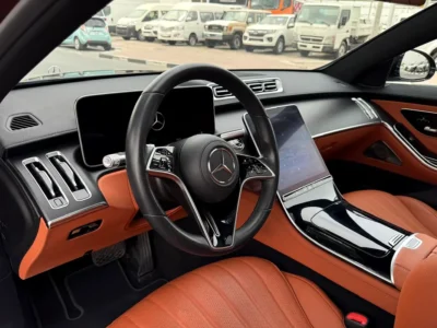 2026 Mercedes-Benz S-Class S 450 3.0-liter 6-cylinder Petrol Engine Black Brown Sedan GCC
