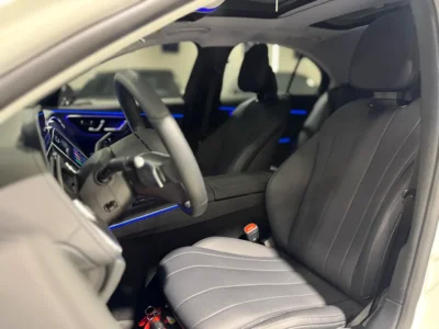 2025 Mercedes-Benz E-Class E 200 2.0L Turbocharged 4 Cylinders Petrol Engine White Black Sedan