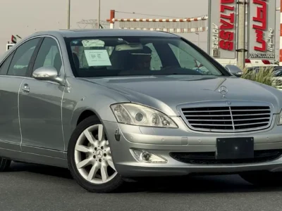 2007 Mercedes-Benz S-Class S 350 3.5 Litres 6 Cylinders Petrol Engine Silver Black Sedan