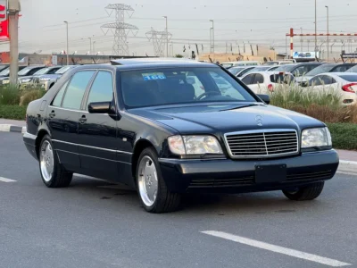 1993 Mercedes-Benz SEL-Class 500 SEL 8 Cylinders Petrol Engine Black Sedan Clean Title