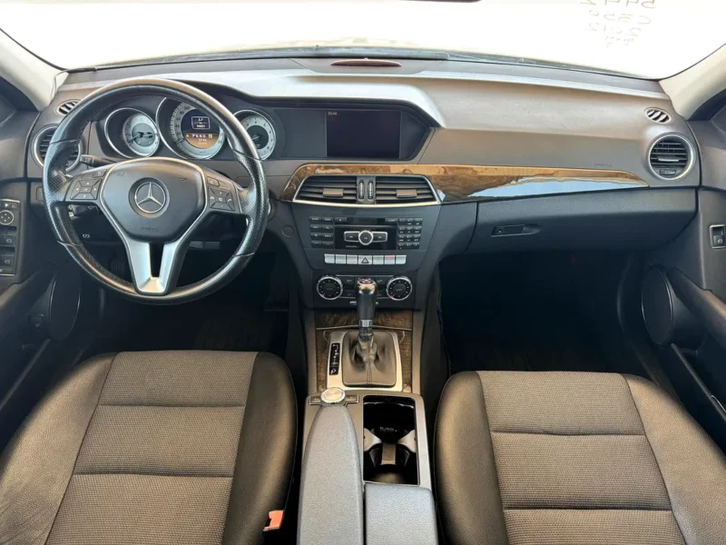 2012 Mercedes-Benz C-Class C350 3.5-liter Naturally Aspirated V6 Engine White Black Sedan