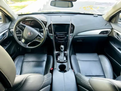 2014 Cadillac ATS 2.0 Litres Turbocharged Inline-4 Petrol Engine Black Sedan CLEAN TITLE