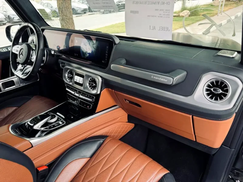 2022 Mercedes-Benz G-Class G 63 AMG 4.0L V8 Biturbo Petrol Engine Black Brown SUV