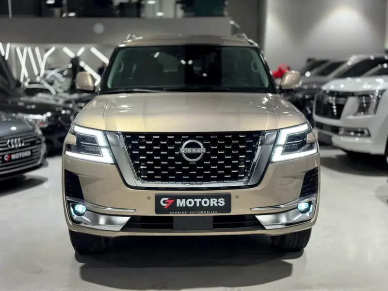 2023 Nissan Patrol SE Titanium 4.0 Liters 6 Cylinders Petrol Engine Gold Brown SUV GCC Specs