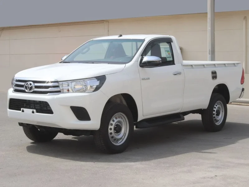 202 Toyota Hilux SC 2.4 Litres 4 Cylinders Diesel Engine White Maroon Pickup Truck GCC Specs