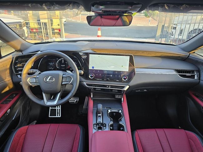 2026 LEXUS RX350 F-SPORT 2.4 Litres 4 Cylinders Petrol Engine Black Red SUV