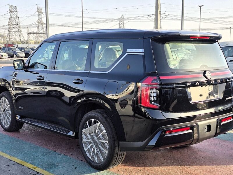 2025 Nissan Patrol LE PLATINUM CITY 3.5 Litres V6 Petrol Engine Black Beige SUV GCC Specs