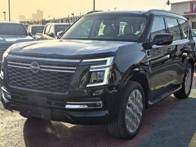 2025 Nissan Patrol LE PLATINUM CITY 3.5 Litres V6 Petrol Engine Black Beige SUV GCC Specs