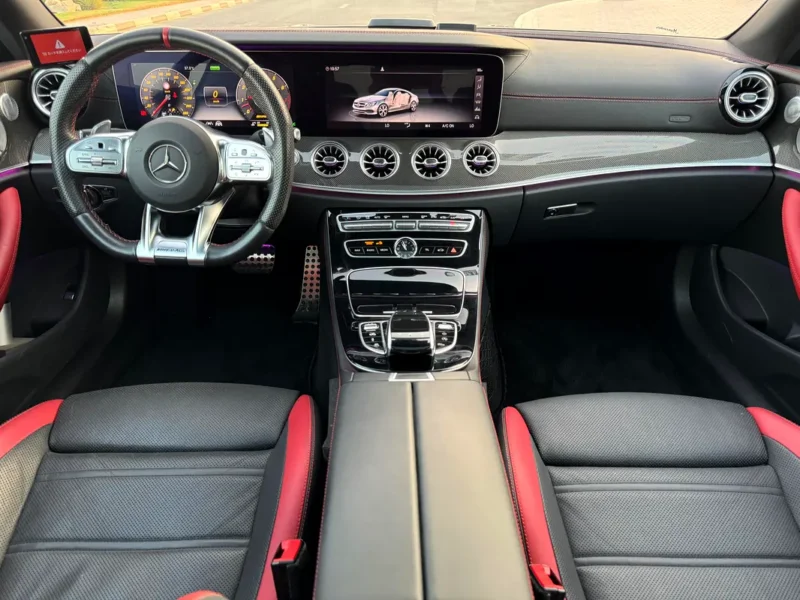 2020 Mercedes-Benz E-Class E53 AMG 6 Cylinders Petrol Engine Black Red Coupe 4.5 Auction Grade