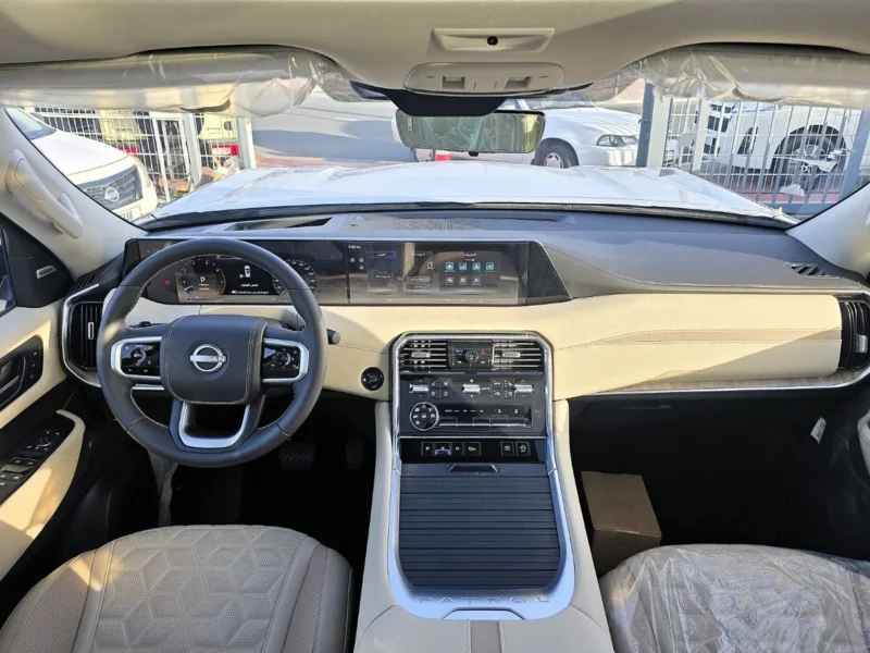 2025 Nissan Patrol LE PLATINUM CITY 3.5 Litres V6 Petrol Engine Black Beige SUV GCC Specs