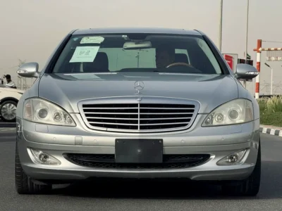 2007 Mercedes-Benz S-Class S 350 3.5 Litres 6 Cylinders Petrol Engine Silver Black Sedan