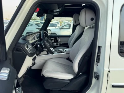 2021 Mercedes-Benz G-Class G 63 AMG 8 Cylinders Petrol Engine White SUV Neat and Clean Car