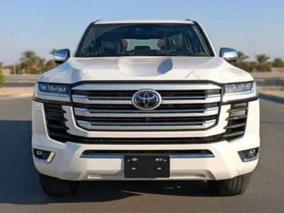 2026 Toyota Land Cruiser VX 3.3L Twin-Turbo Diesel 6 Cylinders Engine White Black SUV GCC Specs