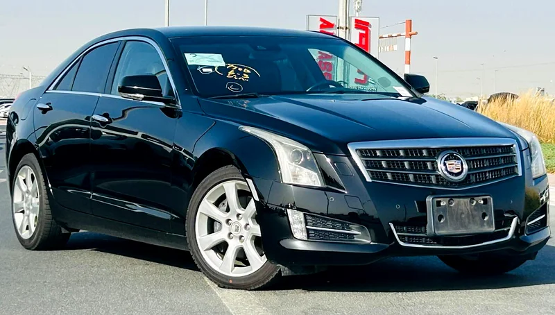 2014 Cadillac ATS 2.0 Litres Turbocharged Inline-4 Petrol Engine Black Sedan CLEAN TITLE