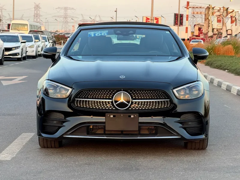 2021 Mercedes-Benz E-Class E450 Cabriolet 6 Cylinders Petrol Engine Black Convertible Clean Title