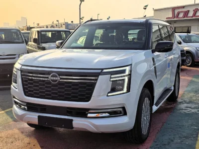 2026 Nissan Patrol Platinum SE 3.8L 6 Cylinders Petrol Engine White Red SUV GCC Specs