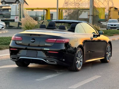 2021 Mercedes-Benz E-Class E450 Cabriolet 6 Cylinders Petrol Engine Black Convertible Clean Title