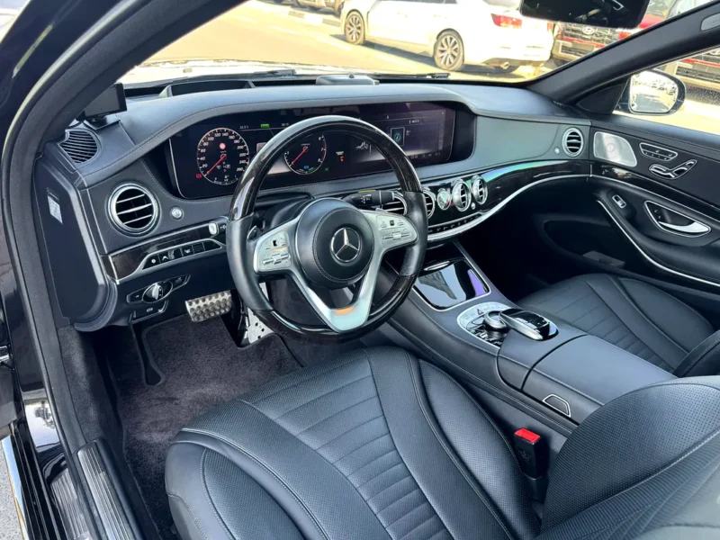 2019 Mercedes-Benz S-Class S 450 L 4MATIC 6 Cylinders Engine Black Sedan LWB Auction Grade 4.5/B