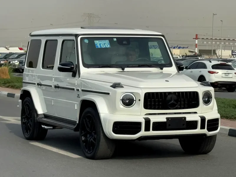 2021 Mercedes-Benz G-Class G 63 AMG 8 Cylinders Petrol Engine White SUV Neat and Clean Car