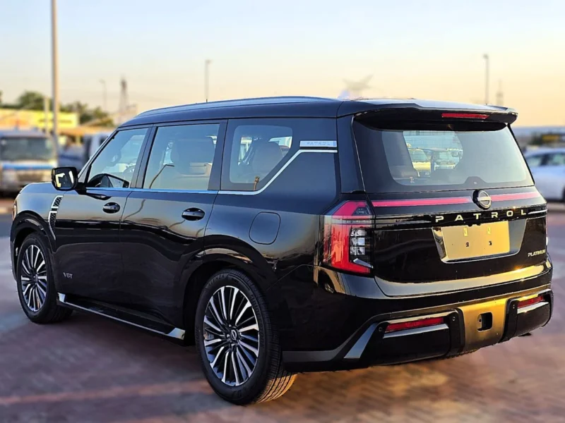 2026 Nissan Patrol LE PLATINUM CITY 3.5 Litres Twin Turbo V6 Petrol Engine Black Tan SUV