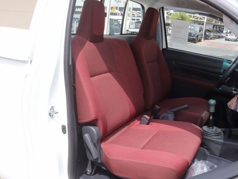 202 Toyota Hilux SC 2.4 Litres 4 Cylinders Diesel Engine White Maroon Pickup Truck GCC Specs