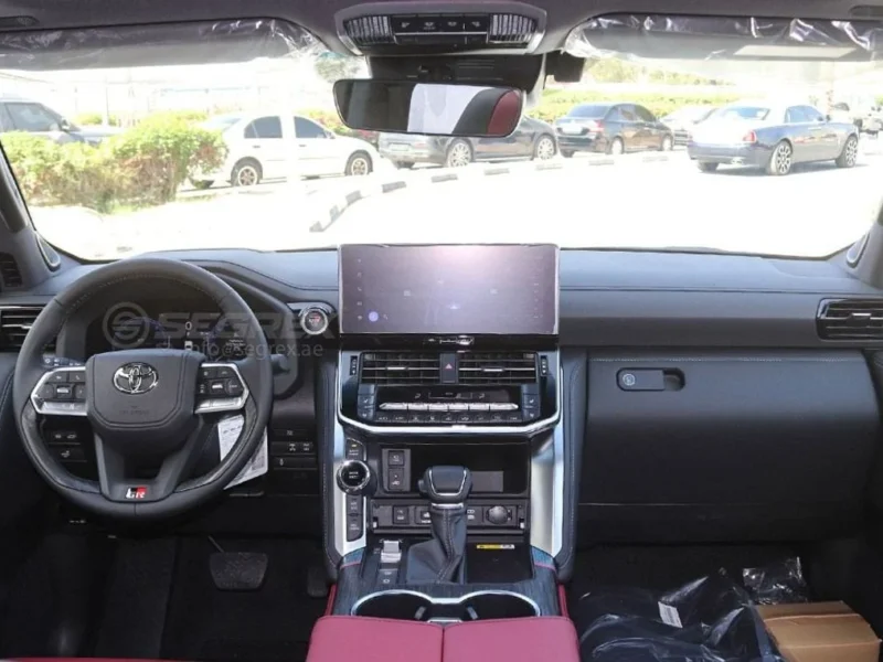 2026 Toyota Land Cruiser GR-Sport 3.3L Turbo Diesel 6 Cylinders Engine White Red SUV GCC Specs