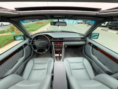 1995 Mercedes-Benz E-Class E320 6 Cylinders Petrol Engine Black White Sedan Helios Interior