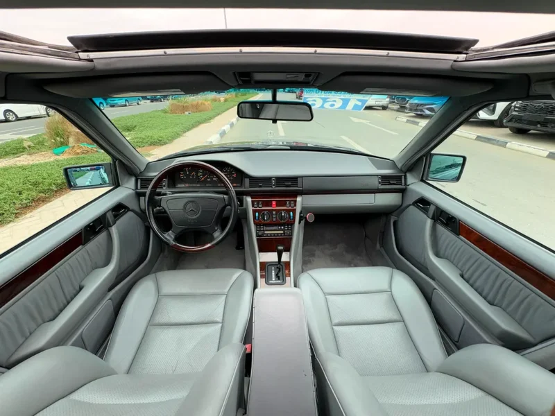 1995 Mercedes-Benz E-Class E320 6 Cylinders Petrol Engine Black White Sedan Helios Interior