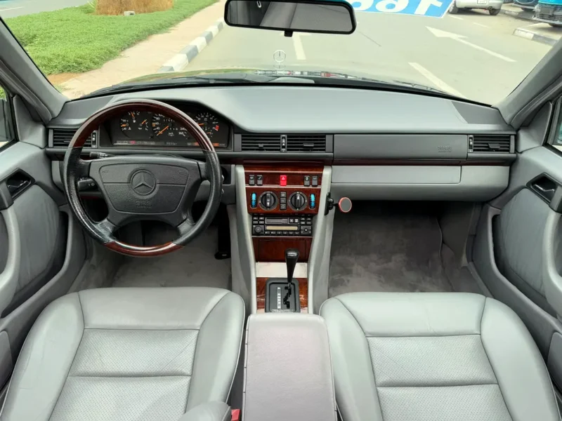 1995 Mercedes-Benz E-Class E320 6 Cylinders Petrol Engine Black White Sedan Helios Interior