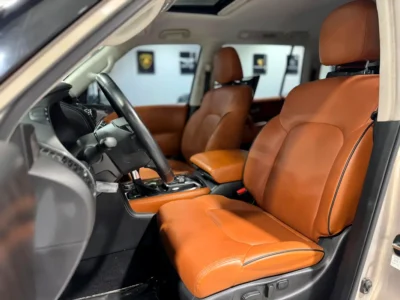 2023 Nissan Patrol SE Titanium 4.0 Liters 6 Cylinders Petrol Engine Gold Brown SUV GCC Specs