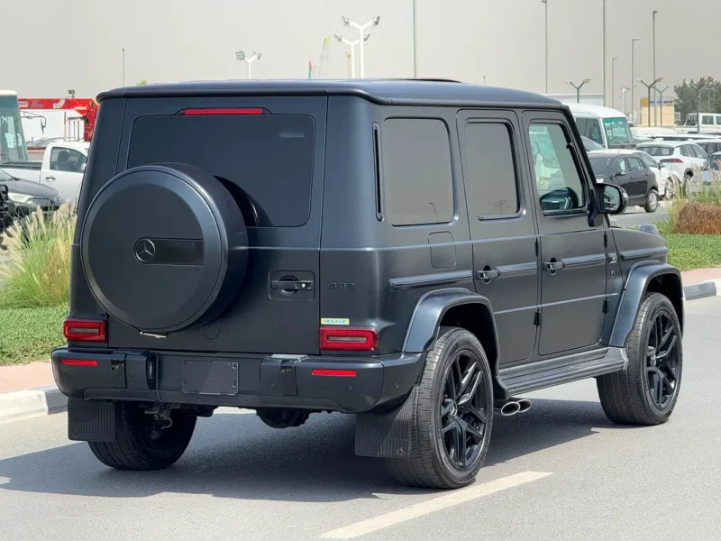 2022 Mercedes-Benz G-Class G 63 AMG 8 Cylinders Petrol Engine Black SUV AUCTION GRADE 4/B