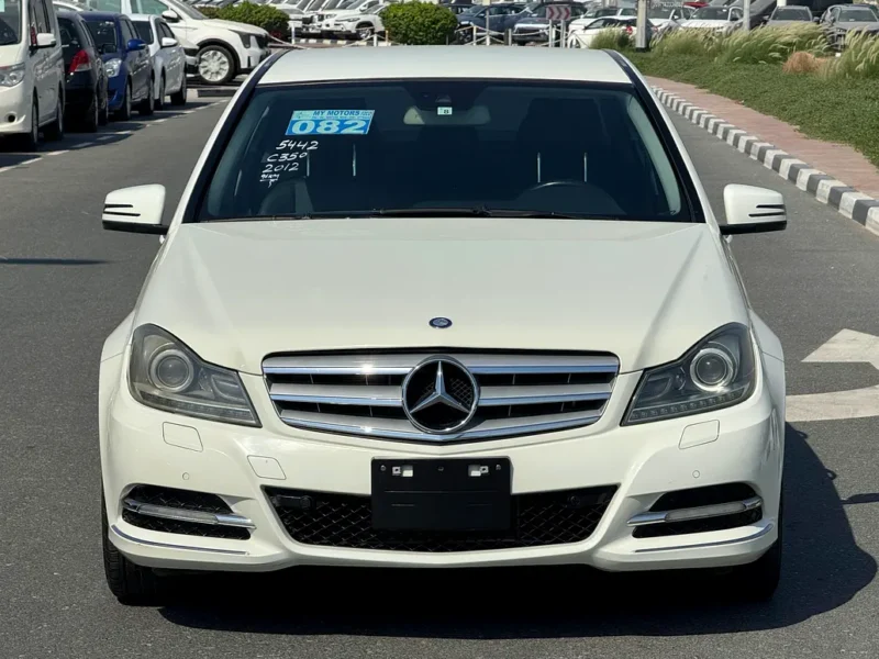 2012 Mercedes-Benz C-Class C350 3.5-liter Naturally Aspirated V6 Engine White Black Sedan