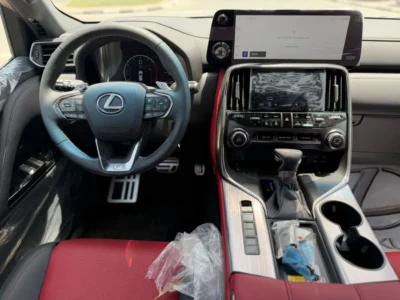 2026 LEXUS LX600 Fsport 3.5 Litres Twin Turbo 6 Cylinders Petrol Engine Black Red SUV GCC Specs