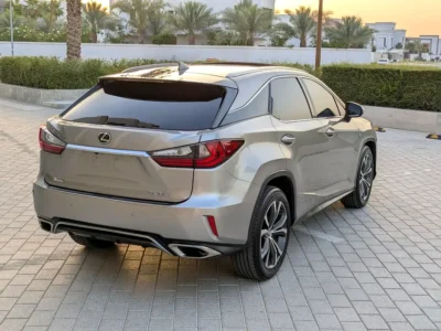 2017 Lexus RX-Series RX 350 F Sport 6 Cylinders Petrol Engine Grey Red SUV American Specs