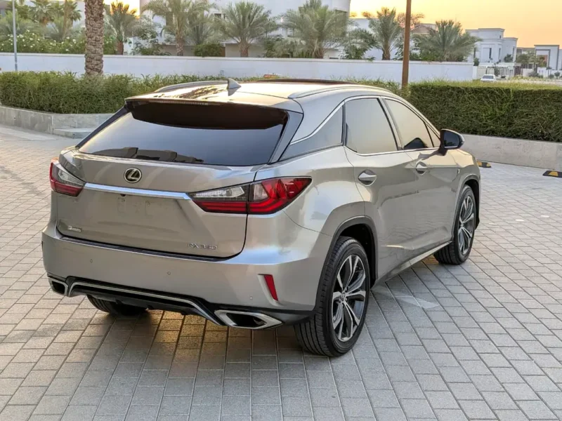 2017 Lexus RX-Series RX 350 F Sport 6 Cylinders Petrol Engine Grey Red SUV American Specs