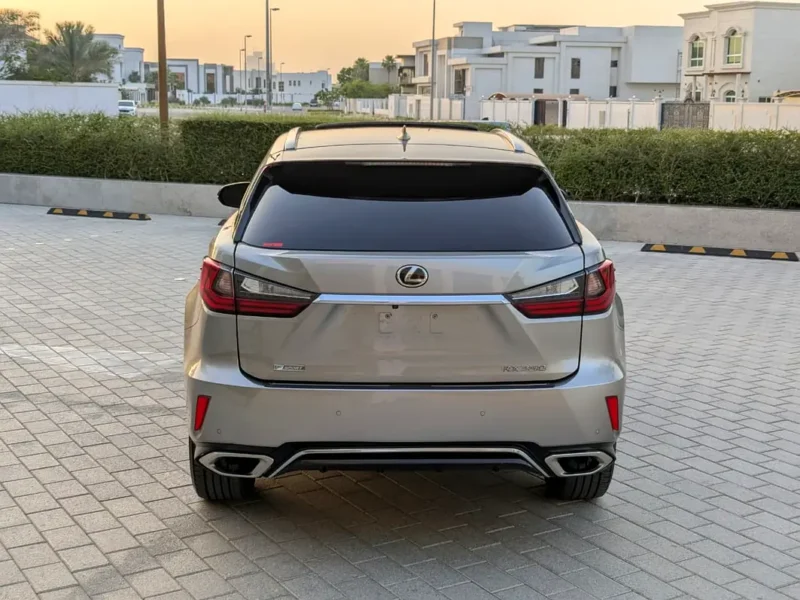 2017 Lexus RX-Series RX 350 F Sport 6 Cylinders Petrol Engine Grey Red SUV American Specs