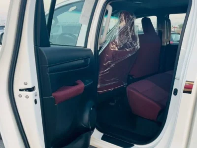 2025 Toyota Hilux PREMIER GL 2.4 Litres 4 Cylinders Diesel Engine White Red Pickup Truck GCC MT
