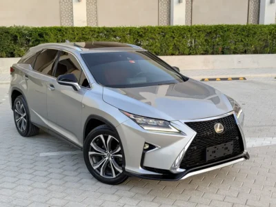 2017 Lexus RX-Series RX 350 F Sport 6 Cylinders Petrol Engine Grey Red SUV American Specs