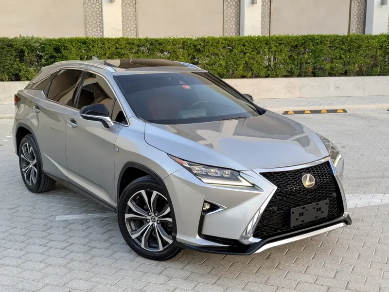 2017 Lexus RX-Series RX 350 F Sport 6 Cylinders Petrol Engine Grey Red SUV American Specs