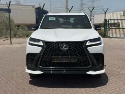 2026 LEXUS LX600 Fsport 3.5 Litres Twin Turbo 6 Cylinders Petrol Engine White Red SUV GCC Specs