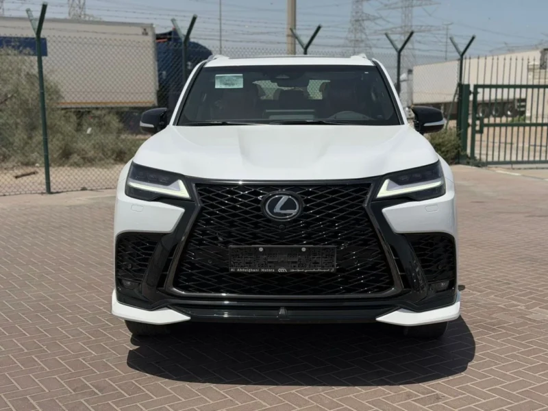 2026 LEXUS LX600 Fsport 3.5 Litres Twin Turbo 6 Cylinders Petrol Engine White Red SUV GCC Specs