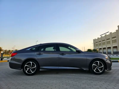 2020 Honda Accord Sport 1.5L Turbocharged 4-cylinder Petrol Engine Grey Black Sedan Clean Title