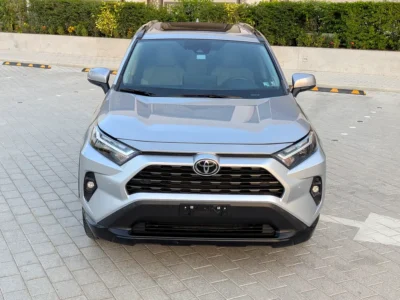 2023 Toyota Rav 4 XLE Premium 4 Cylinders Petrol Engine Silver Grey SUV American Specs